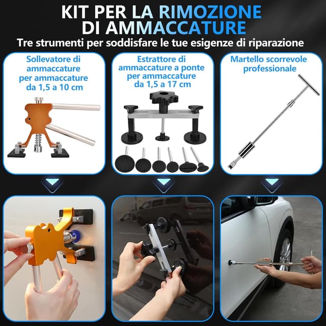 Thumbnail 2 de SundpeyPRO Tirabolli 119 Kit ripara ammaccature 🛠