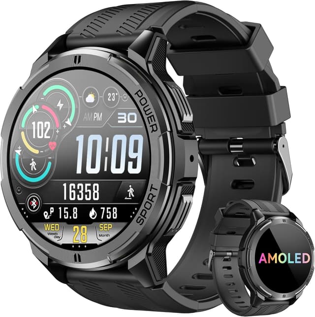 Imagen de OUKITEL Reloj Inteligente Hombre 1,43" AMOLED en OfertitasTOP