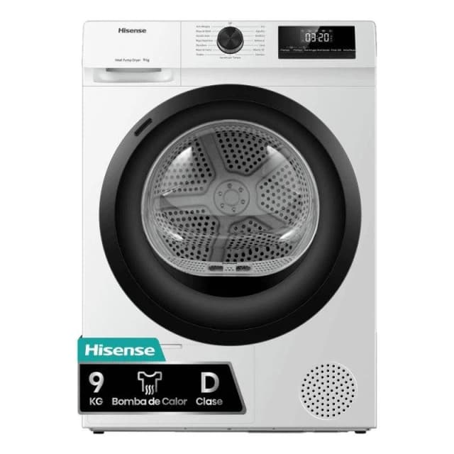 Detalle de Hisense DHQE900UWDC 9 kg secadora bomba de calor