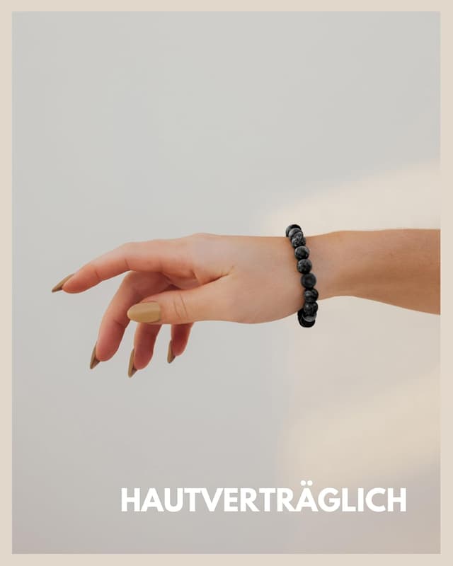 Detalle de GD GOOD.designs Chakra Perlenarmband (8 mm) mit Naturstein aus Meeressediment & Jaspis