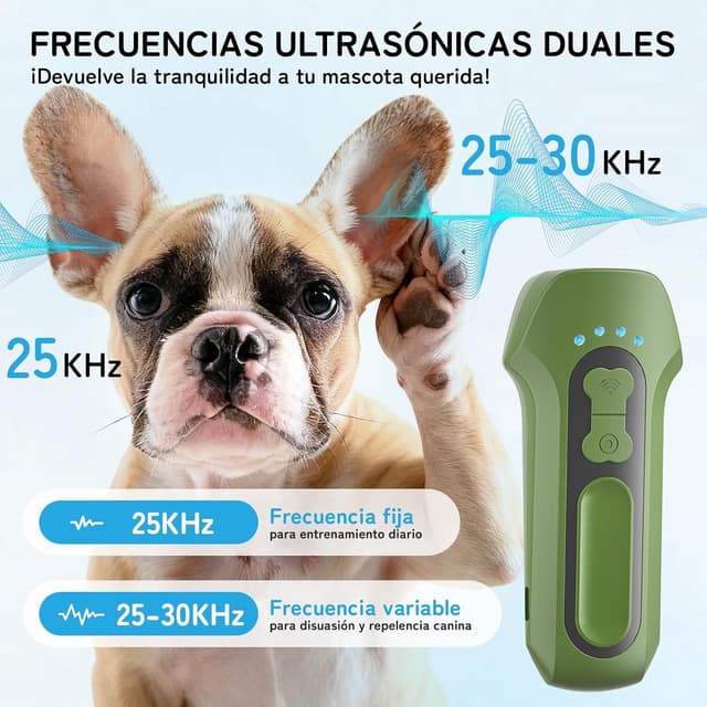 Detalle de Holercoco Ahuyentador de perros antilladridos 25kHz