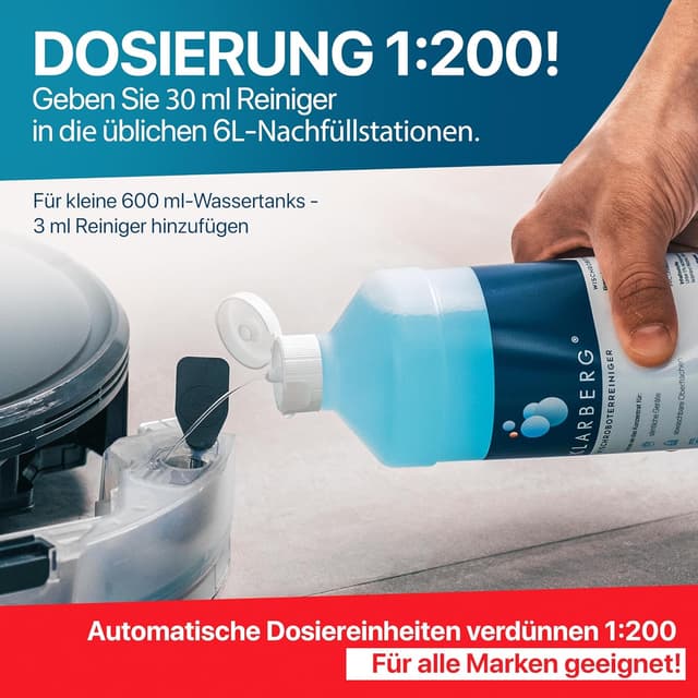 Detalle 2 de KLARBERG 1L Bodenreiniger Wischroboter