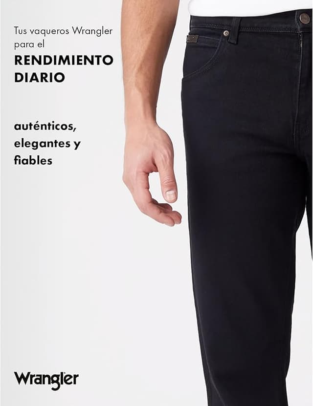 Thumbnail 6 de Wrangler Texas pantalones hombre 34W 34L negro
