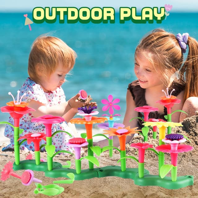 Thumbnail 5 de CENOVE Blumengarten Spielzeug 130 Teile