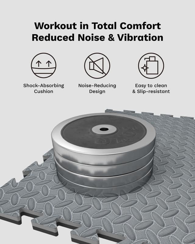 Thumbnail 5 de AIRHOP Upgraded 0.79" 48 Sq Ft EVA Gym Mats