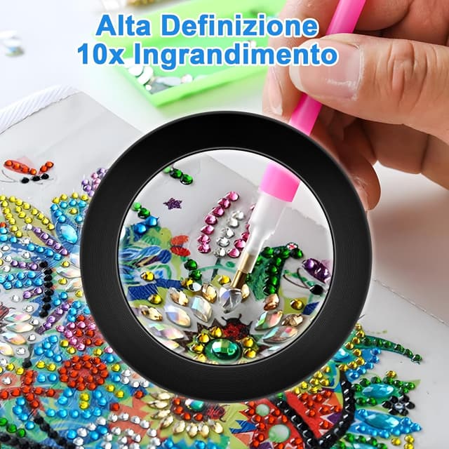 Detalle 2 de 10X Lupe mit Licht und Ständer