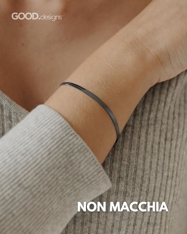 Detalle de GD GOOD.designs Bracciale serpente 3 mm