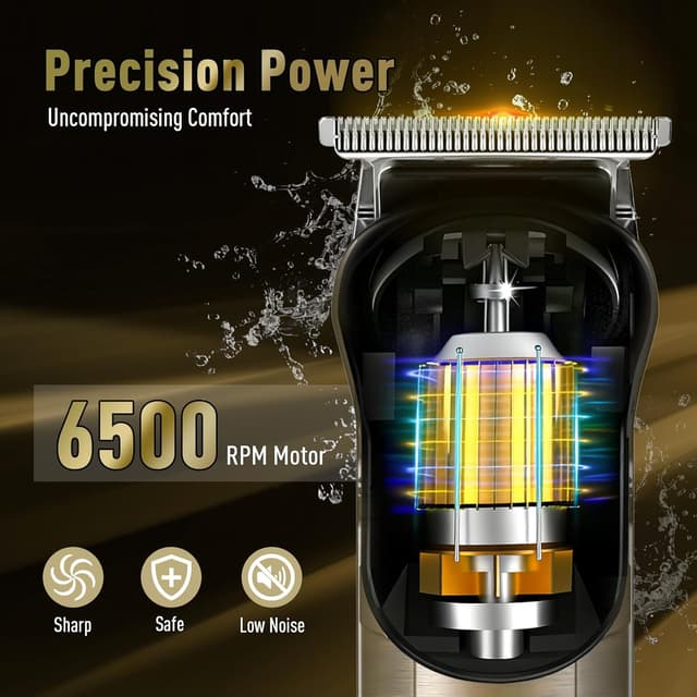 Detalle 2 de Haarschneidemaschine Profi Herren 17-in-1 Set inkl. Barttrimmer, LCD-Anzeige und Zero Gapped Präzisionstrimmer (USB-C)