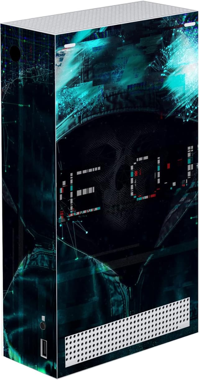 Detalle 2 de Xbox Series S vinyl skins Game Over Hacker