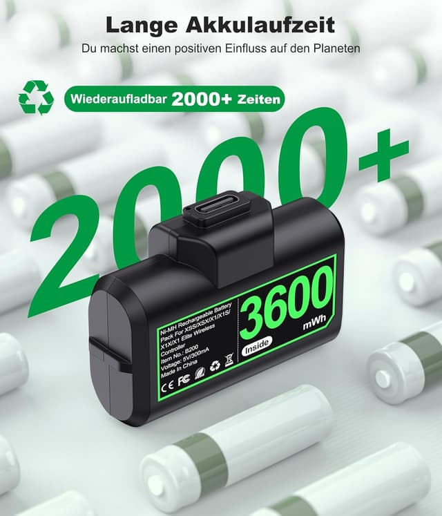 Thumbnail 3 de Elegamefy Controller Akku Xbox Series X/S 20h