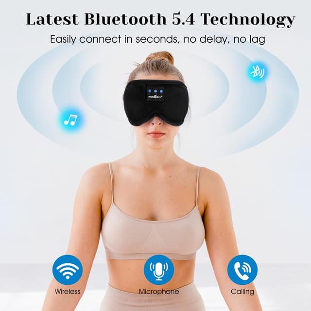 Thumbnail 5 de MUSICOZY 3D Bluetooth Sleep Mask 16H