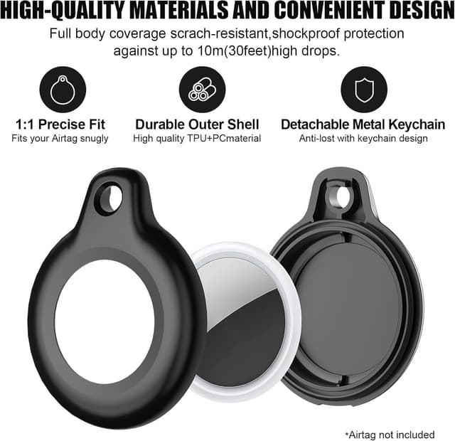 Thumbnail 4 de SUPFINE Waterproof Airtag Holder 2-pack