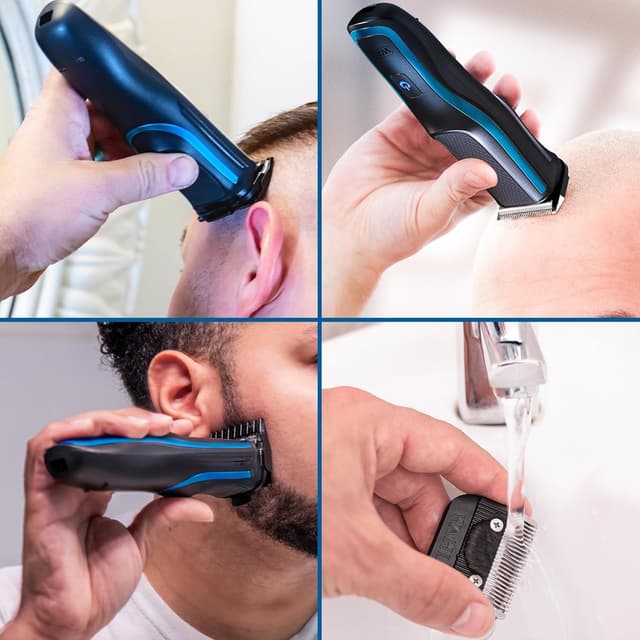 Detalle 2 de WAHL Self Clip 360 Kit 🧔 Cortapelos inalámbrico con 10 peines