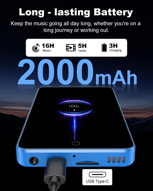 Thumbnail 6 de ZAQE M505 Reproductor MP3 80 GB con Bluetooth