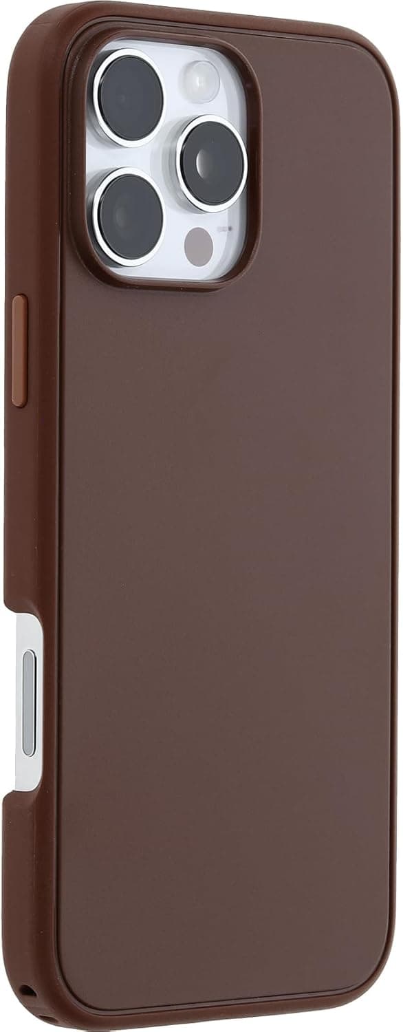 Detalle 2 de OtterBox Symmetry Series MagSafe iPhone 16 Pro Max coque antichoc brun