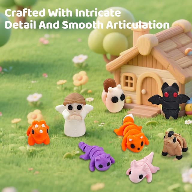 Thumbnail 4 de 50 pcs Animal Figurines Set, 3D Printed Fidget Toys
