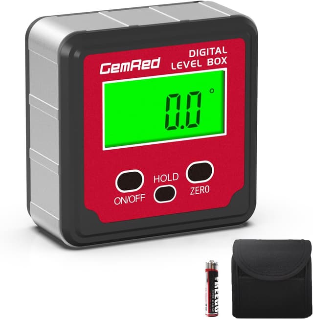 Detalle de GemRed digitaler Winkelmesser mit Magnetfuß