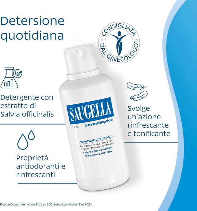 Thumbnail 3 de Saugella Dermoliquido Detergente Intimo 2x750 ml