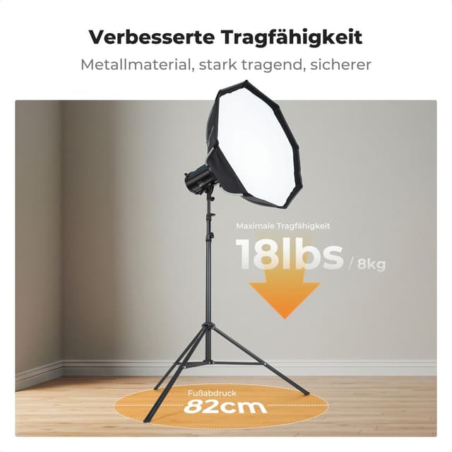 Detalle de K&F CONCEPT Lichtstativ 280 cm
