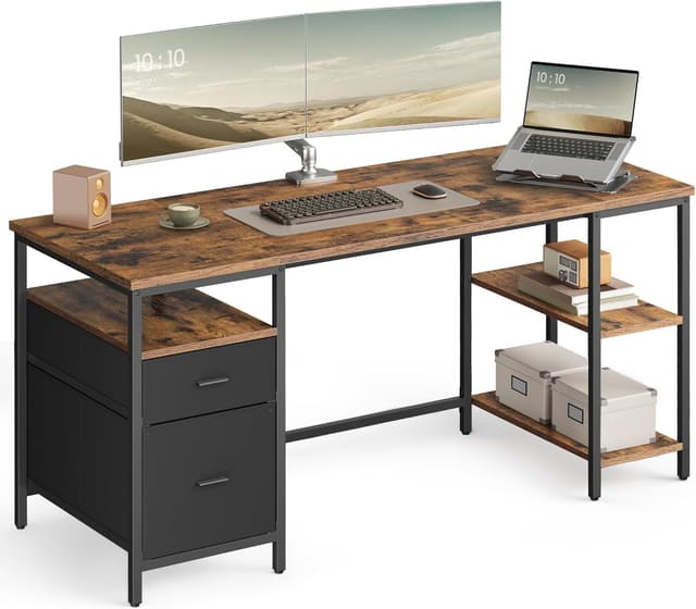 Thumbnail 6 de VASAGLE LWD104WF01 140x60cm work desk