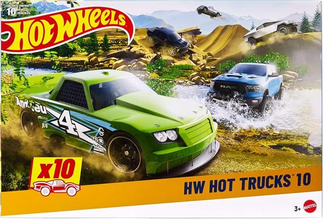 Detalle de Hot Wheels Pack 10 Camiones 🚚 Juguete para +3 años (HYM97)