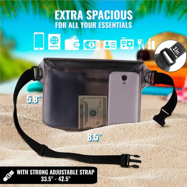 Detalle de AiRunTech Waterproof Fanny Pack, 10m