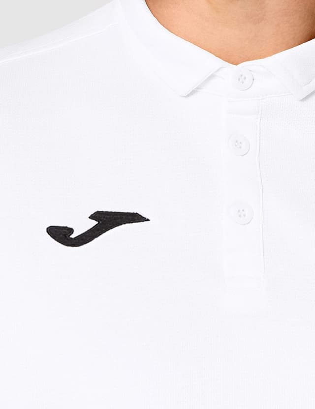 Detalle de Joma Hobby polo para hombre blanco (200) talla L: clásico, suave y pensado para el día a día