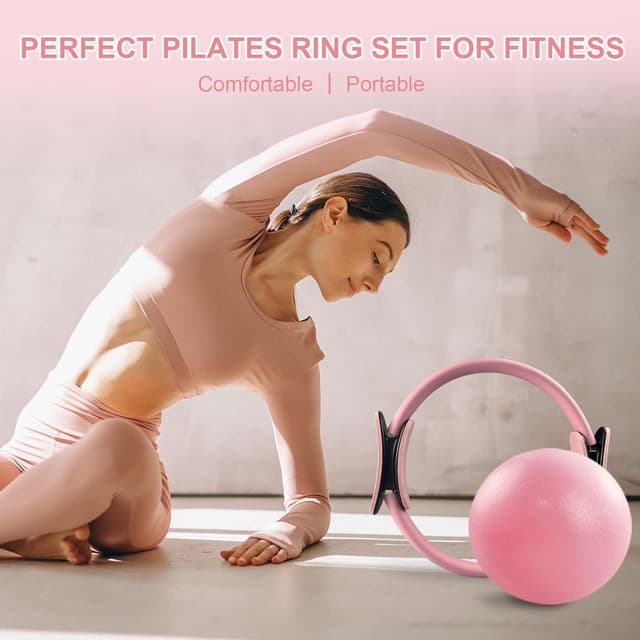 Thumbnail 1 de KANGFITER Pilates Equipment Kit with Resistance Bands
