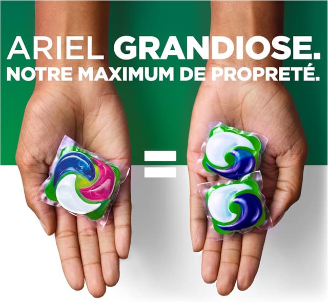 Detalle de Ariel Grandiose PODS Couleurs Éclatantes – Lessive en capsules pour 60 lavages (4 x 15)