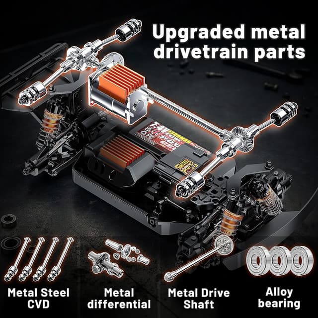 Thumbnail 3 de Macchina telecomandata professionale 1:16 36 km/h