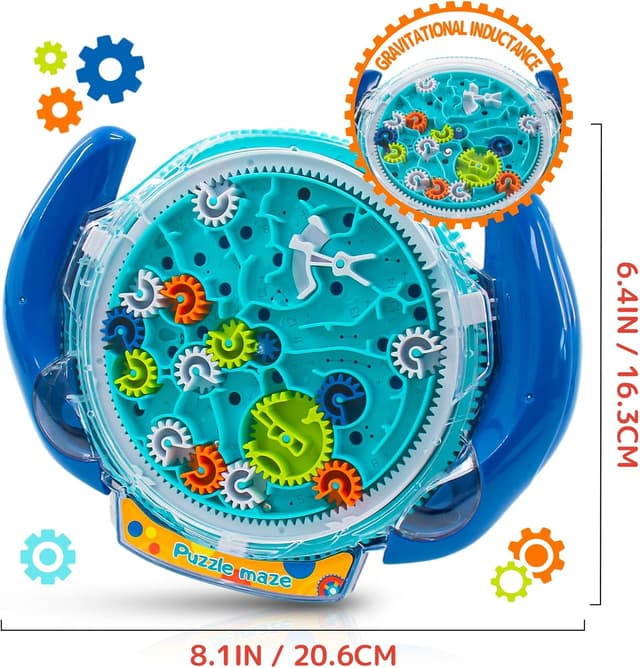 Detalle de Funny Old Man Labyrinth-Puzzle-Spiel für Kinder (4–8 Jahre) mit zwei Stahlkugeln – Raumschiff-Design