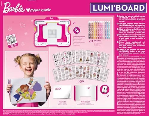 Thumbnail 3 de Maped Pizarra Mágica Barbie ✨: ¡Dibuja y Crea con Luz!