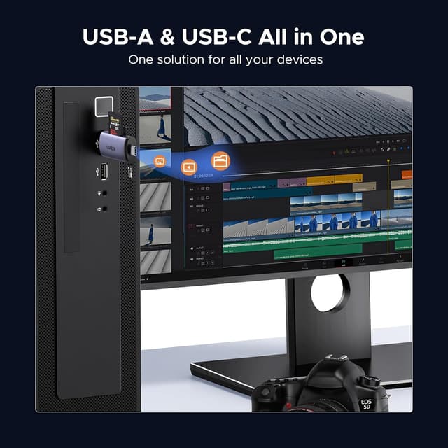 Thumbnail 3 de UGREEN SD Card Reader USB-C 2-in-1 for iPhone/iPad