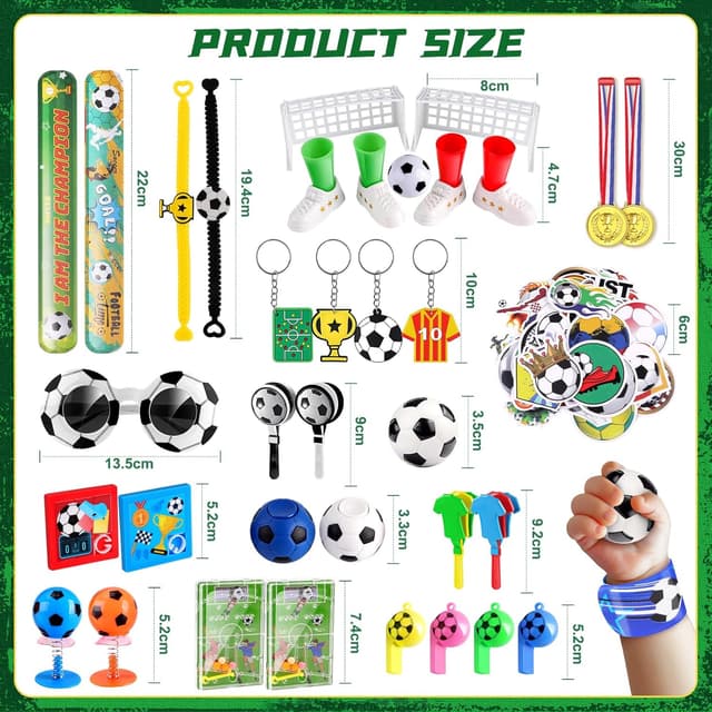 Thumbnail 2 de nicknack 102PCS Piñata fútbol cumpleaños