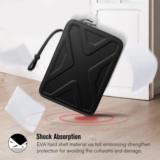 Detalle de SITHON Laptop Hülle für 15,3" bis 15" – stoßfest mit EVA- und 4-mm-Polsterung