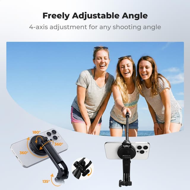 Thumbnail 5 de K&F CONCEPT Popod 72" Phone Tripod with Remote