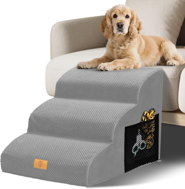 Imagen de Thihome Hundetreppe 3 Stufen mit 25 kg en OfertitasTOP