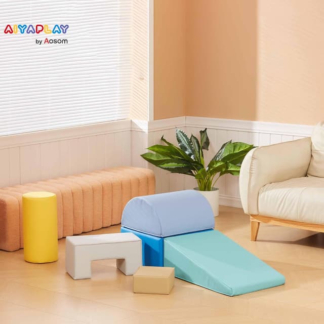 Thumbnail 1 de AIYAPLAY Juego de 6 bloques psicomotricidad multicolor 🧩