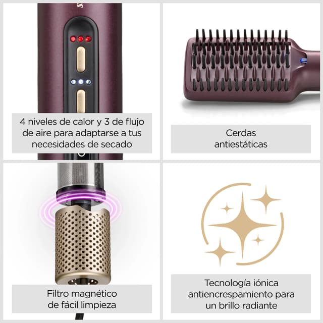 Thumbnail 3 de Babyliss Air Power Smooth Cepillo alisador ⟨Ultra-Care⟩ 🎀