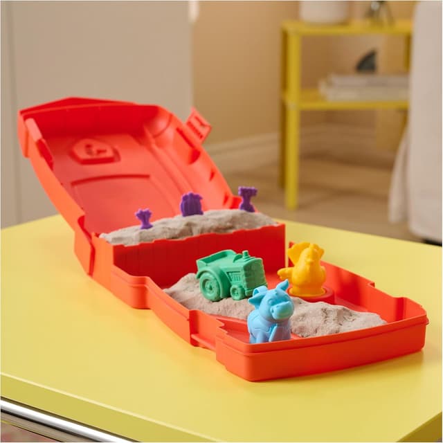 Detalle 2 de Kinetic Sand Sandy Farm Set with 340g sand