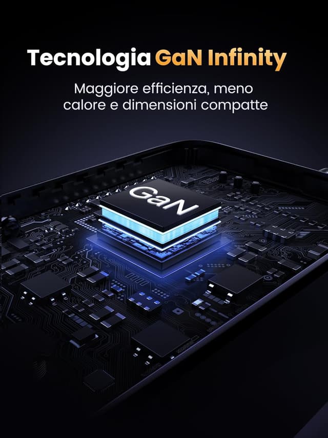 Detalle 1 de UGREEN Nexode 65W caricatore USB-C 3 porte