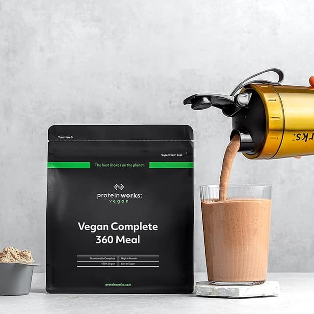 Thumbnail 1 de THE PROTEIN WORKS Complete 360 Meal 🍨 Vainilla Vegano 500g