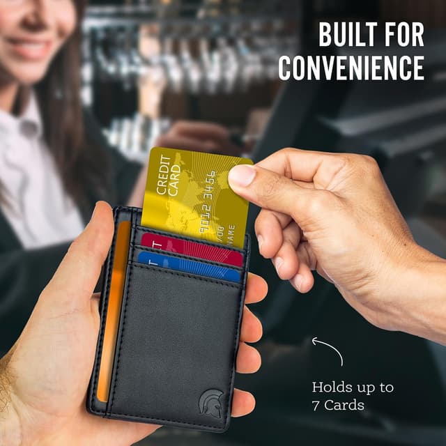 Detalle 2 de POWR Mens Wallet Slim RFID 7 cards