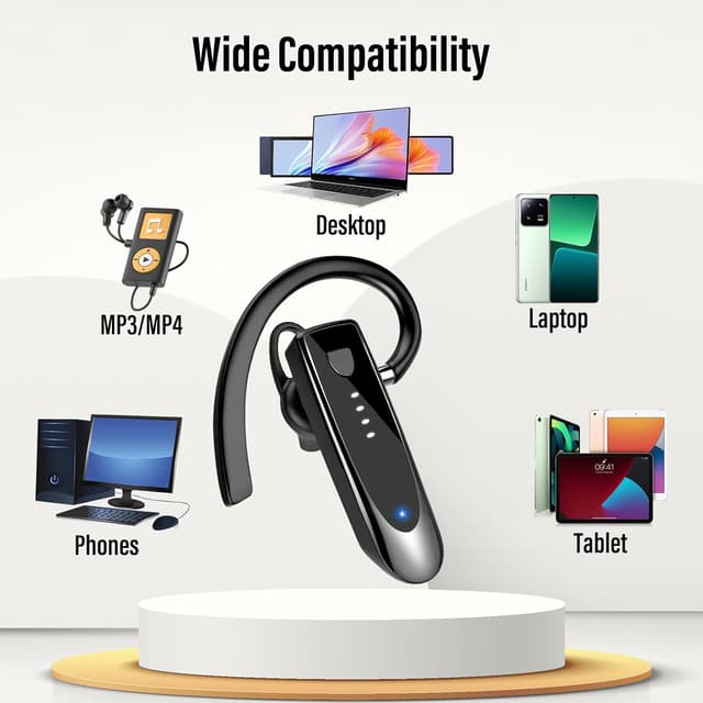 Thumbnail 6 de H08 Bluetooth Headset 20 Std Gesprächszeit 📞