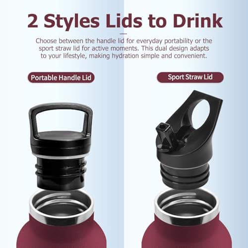 Detalle de Botella térmica 500 ml acero inoxidable para niños 💧