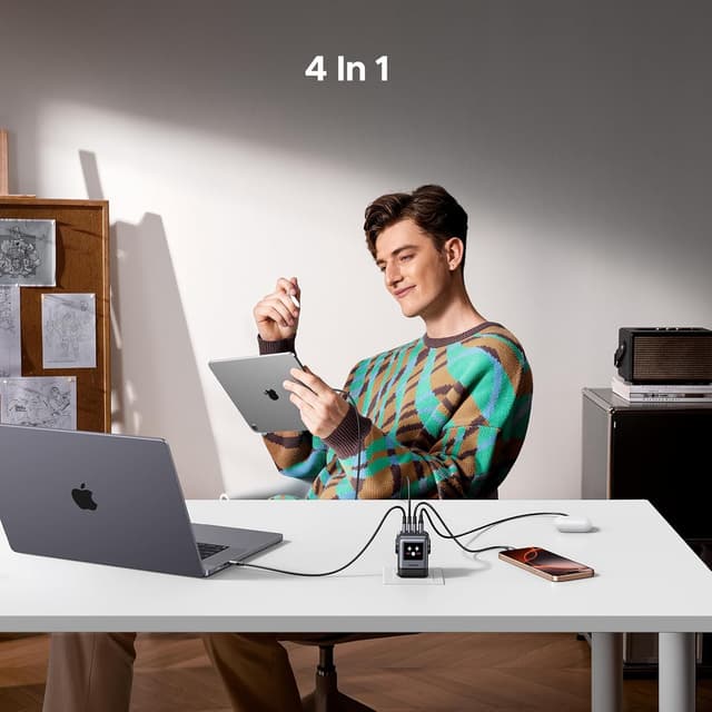 Thumbnail 4 de UGREEN Uno 100W GaN Caricatore USB C 4 porte