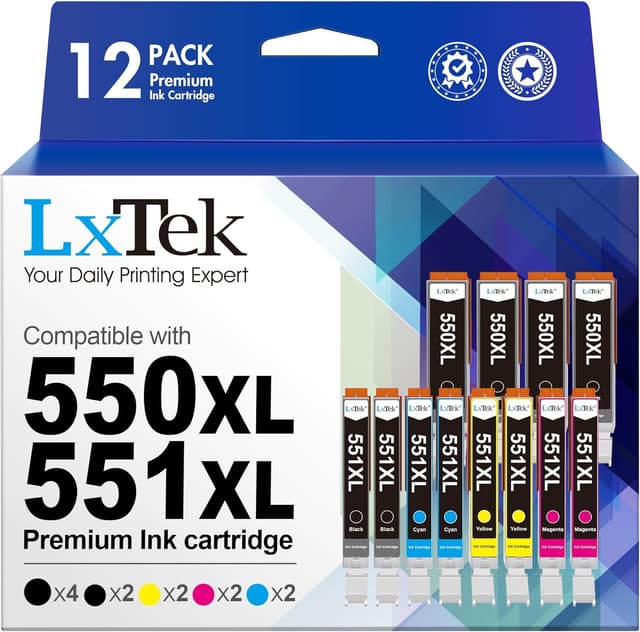 Detalle de 550XL 551XL Canon Ink Cartridges PGI-550 CLI-551