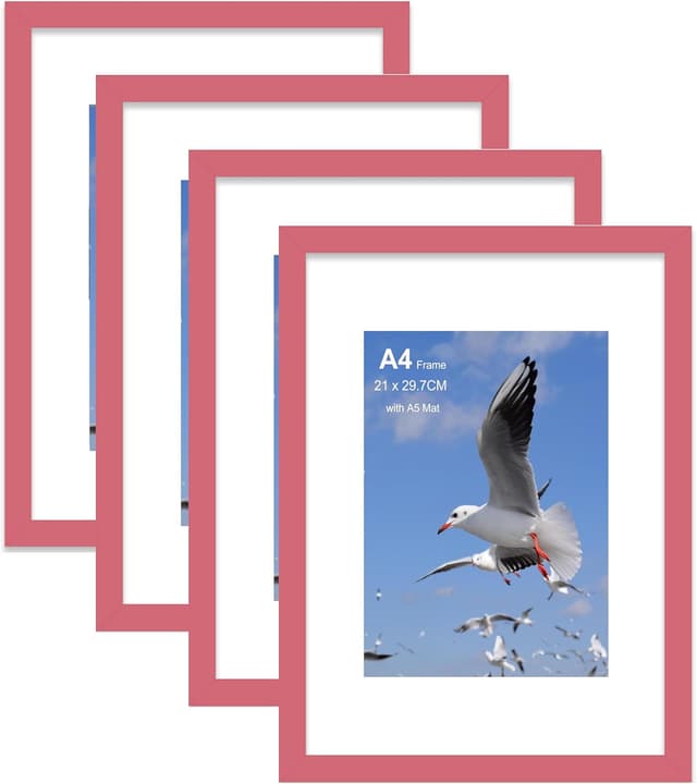 Detalle de A4 Pink picture frame set for A4