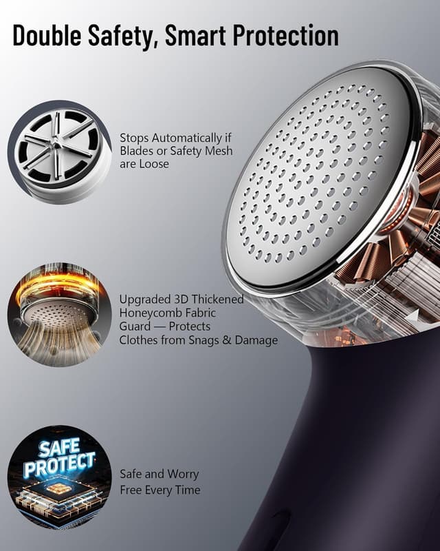 Thumbnail 4 de MinVix Bobble Remover Rechargeable fabric shaver, 5-speed