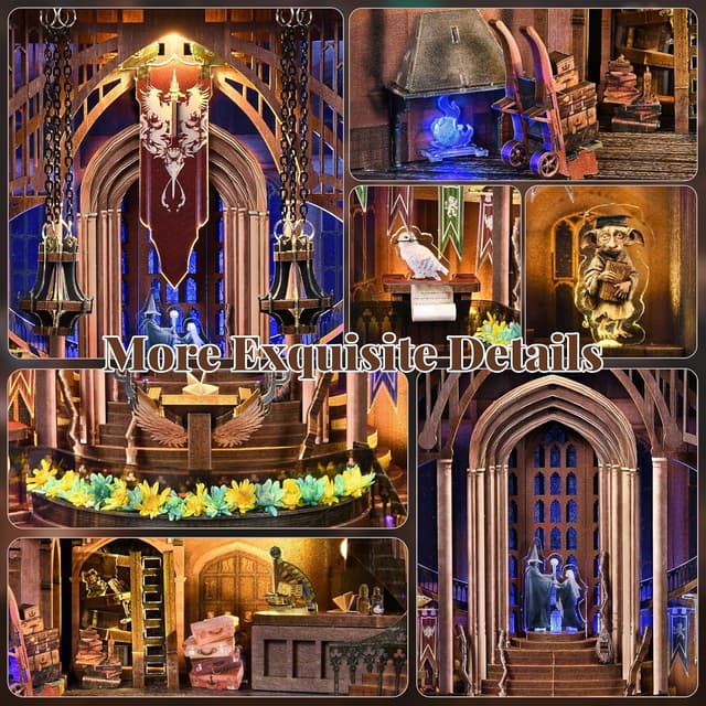 Thumbnail 1 de MiniCity book nook kit with LED lights